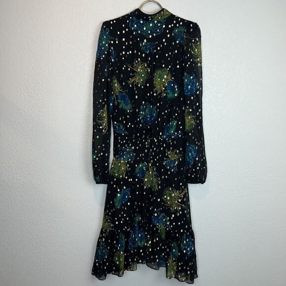 A.L.C. Reese Floral Georgette Dress - Picture 8 of 16